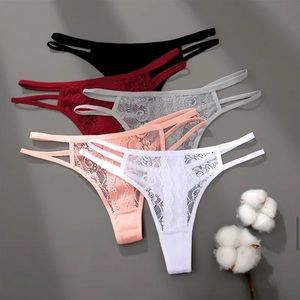 Women Sexy Comfortable Lace Thongs
